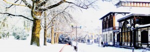 Szczawno-Zdrój Deptak zimą