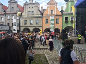 stylowe kamienice Chełmska Śląskiego. Jarmark Tkaczy Śląskich 2017