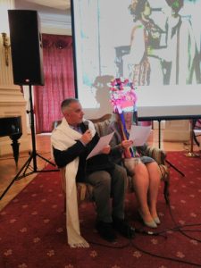 Roman Szełemej jako Pan Młody i Jolanta Ozimek jako Panna Młoda (2)