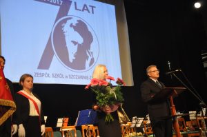 List gratulacyjny Burmistrza Marka Fedoruka i Wiceburmistrz Urszuli Burek