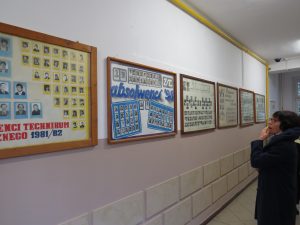 Tabla na pierwszym piętrze
