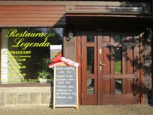 Witryna restauracji Legenda
